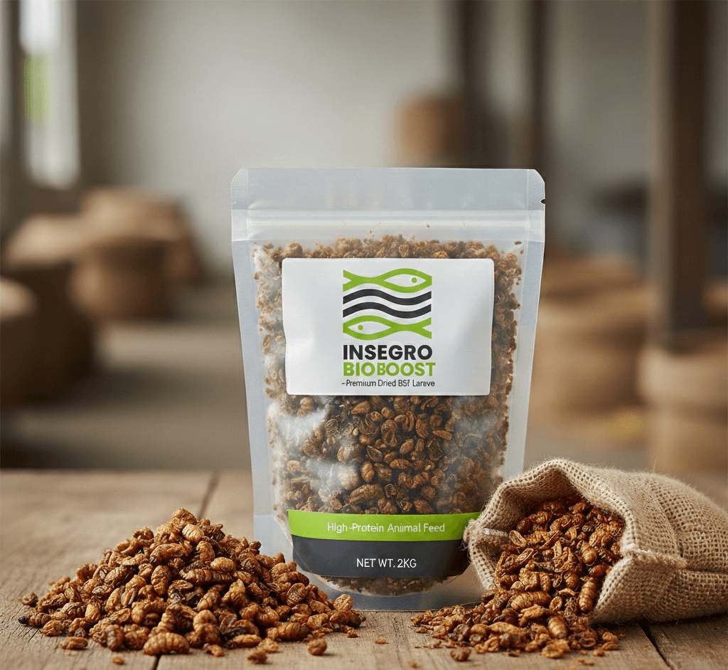 Dried & "Popped" Larvae